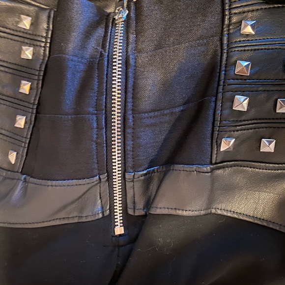 BEBE faux leather pants. Super high waisted - Picture 2 of 8